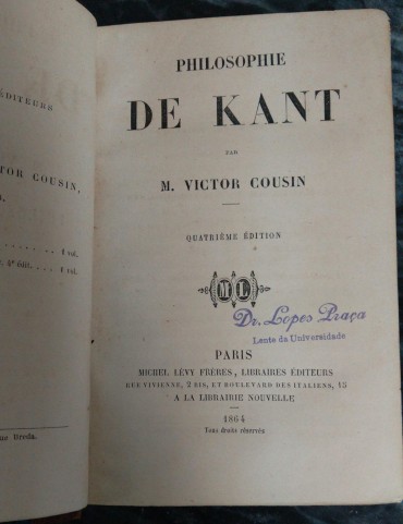 PHILOSOPHIE DE KANT