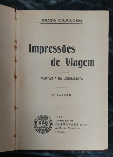 IMPRESSÕES DE VIAGEM