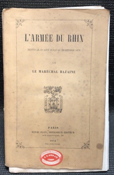 «L' Armée du Rhin - 1872»