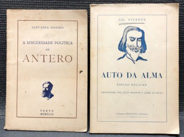 «A Sinceridade de Antero / Auto da Alma»