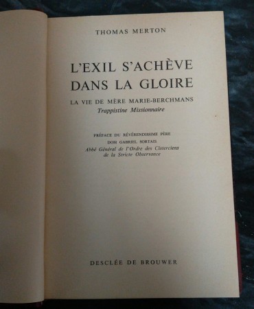 L'EXIL S'ACHÈVE DANS LA GLORIE