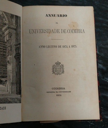 ANNUARIO DA UNIVERSIDADE DE COIMBRA