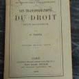 LES TRANSFORMATIONS DU DROIT