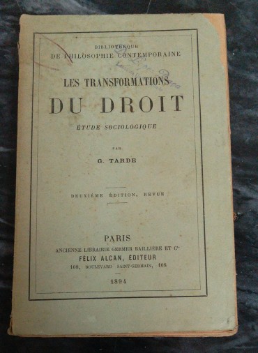 LES TRANSFORMATIONS DU DROIT