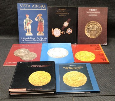 «Catálogos de Relógios, Numismática e Revista Vista Alegre»