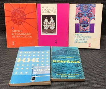 «Lote 5 Livros Cultura Clássica, Arquitectura e Artes Tradicionais»