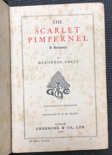 «The Scarlet Pimpermel» 