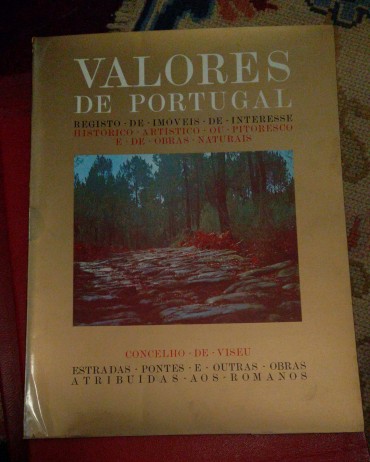 VALORES DE PORTUGAL - REGISTO DE IMÓVEIS DE INTERESSE HISTÓRICO ARTISTICO OU PITORESCO E DE OBRAS NATURAIS -  Concelho de Viseu - Estradas Pontes e Outras Obras Atribuidas aos Romanos