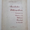 RARIDADES BIBLIOGRÁFICAS EXISTENTES NO ARQUIVO E NA BIBLIOTECA MUNICIPAL DE LUANDA