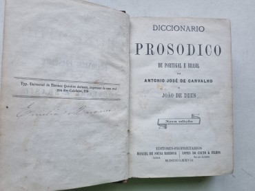 DICCIONÁRIO PROSODICO DE PORTUGAL E BRASIL