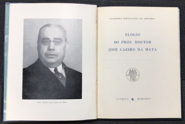 «Elogio do Prof. Doutor José Caeiro da Mata»