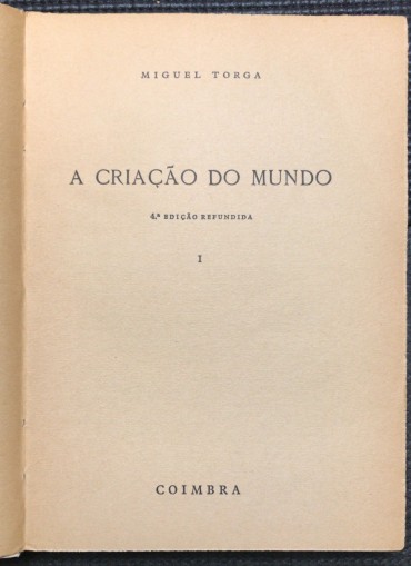 «A Criação do Mundo - I»