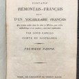 «Dictionnaire Piemontais-Français - 2 Tomos - 1814»