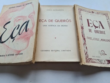 3 LIVROS SOBRE EÇA DE QUEIRÓS 